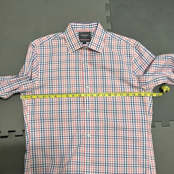 4 x Mens Bonobos Daily Grind Wrinkle-Free Slim Fit Dress Shirt 16 35 - Picture 10 of 11
